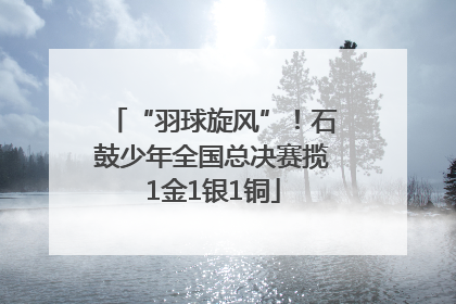 “羽球旋风”！石鼓少年全国总决赛揽1金1银1铜
