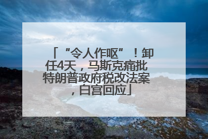 “令人作呕”！卸任4天，马斯克痛批特朗普政府税改法案，白宫回应