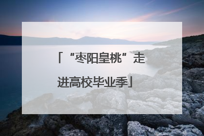 “枣阳皇桃”走进高校毕业季