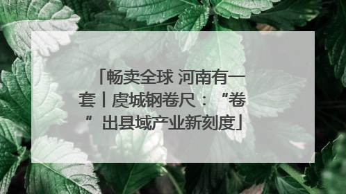 畅卖全球 河南有一套丨虞城钢卷尺：“卷”出县域产业新刻度