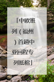 中欧班列（福州）首趟中亚回程专列抵榕