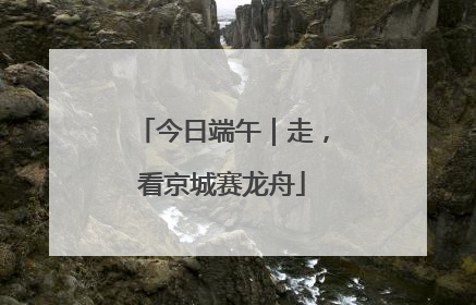 今日端午｜走，看京城赛龙舟