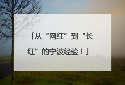 从“网红”到“长红”的宁波经验！