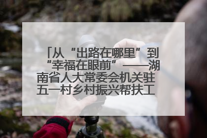 从“出路在哪里”到“幸福在眼前”——湖南省人大常委会机关驻五一村乡村振兴帮扶工作队书写振兴答卷