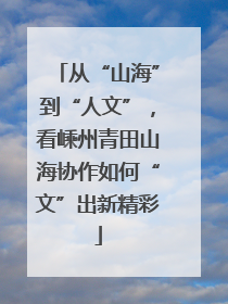 从“山海”到“人文”，看嵊州青田山海协作如何“文”出新精彩