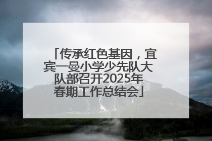 传承红色基因，宜宾一曼小学少先队大队部召开2025年春期工作总结会