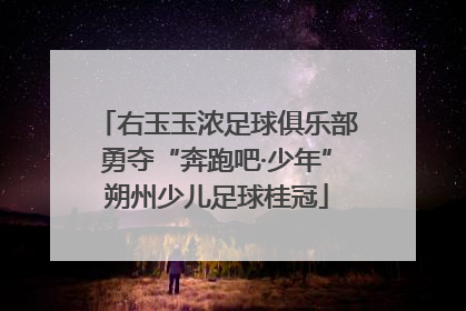 右玉玉浓足球俱乐部勇夺“奔跑吧·少年”朔州少儿足球桂冠