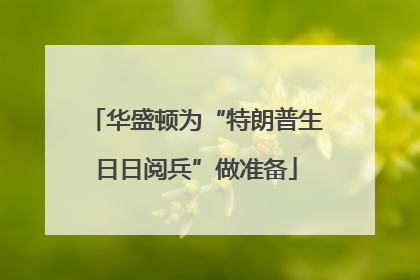 华盛顿为“特朗普生日日阅兵”做准备
