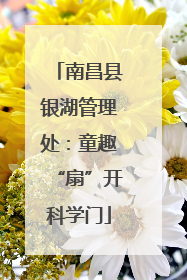 南昌县银湖管理处：童趣“扇”开科学门