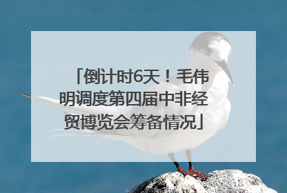 倒计时6天！毛伟明调度第四届中非经贸博览会筹备情况