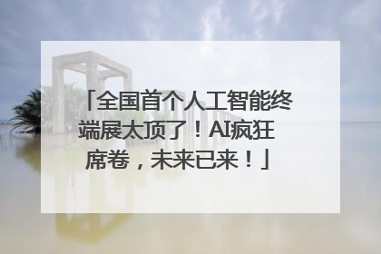 全国首个人工智能终端展太顶了！AI疯狂席卷，未来已来！