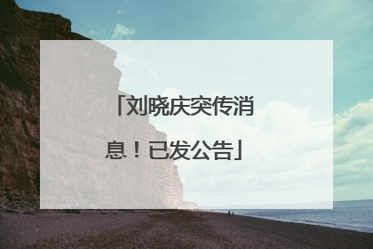 刘晓庆突传消息！已发公告