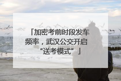 加密考前时段发车频率，武汉公交开启“送考模式”