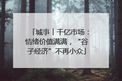 城事︱千亿市场：情绪价值满满，“谷子经济”不再小众