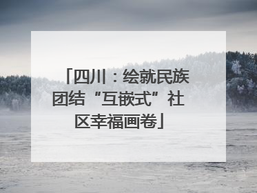 四川：绘就民族团结“互嵌式”社区幸福画卷