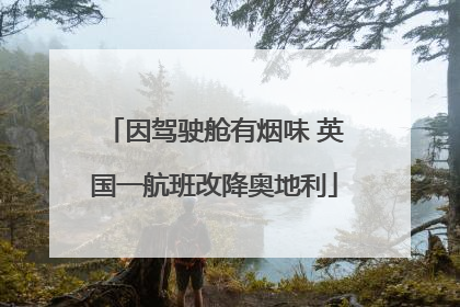 因驾驶舱有烟味 英国一航班改降奥地利