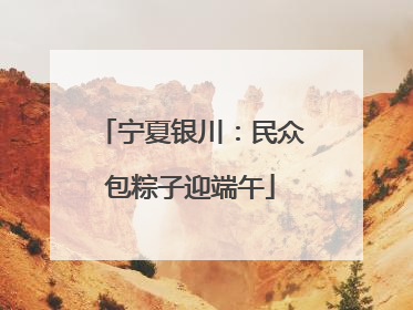 宁夏银川：民众包粽子迎端午