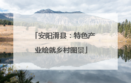安阳滑县：特色产业绘就乡村图景