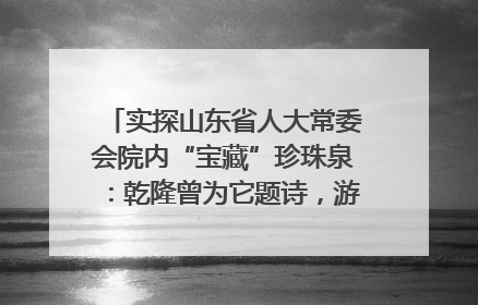 实探山东省人大常委会院内“宝藏”珍珠泉：乾隆曾为它题诗，游客无需预约免费游览