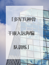 多军兵种骨干嵌入远海编队训练