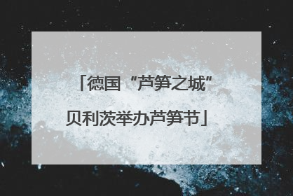德国“芦笋之城”贝利茨举办芦笋节