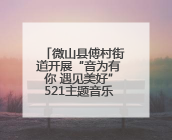 微山县傅村街道开展“音为有你 遇见美好”521主题音乐活动