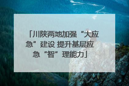 川陕两地加强“大应急”建设 提升基层应急“智”理能力