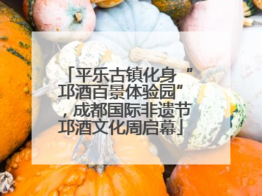 平乐古镇化身“邛酒百景体验园”，成都国际非遗节邛酒文化周启幕