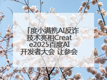 度小满携AI反诈技术亮相Create2025百度AI开发者大会 让参会者体验防深伪技术