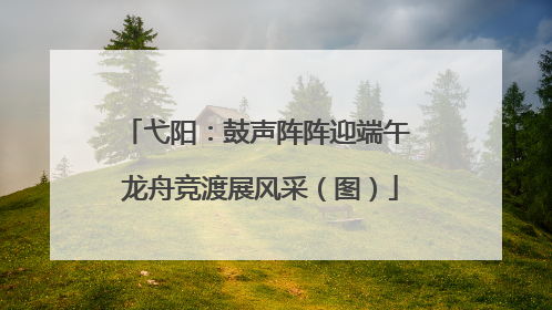 弋阳：鼓声阵阵迎端午 龙舟竞渡展风采（图）