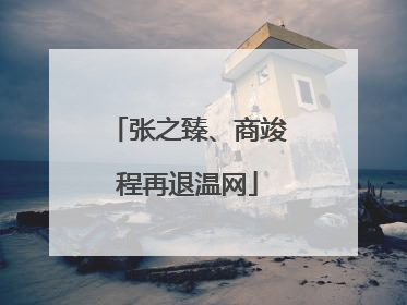 张之臻、商竣程再退温网