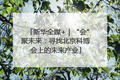 新华全媒+｜“会”聚未来：寻找北京科博会上的未来产业
