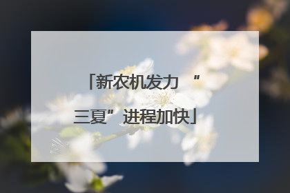 新农机发力 “三夏”进程加快