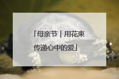 母亲节｜用花束传递心中的爱