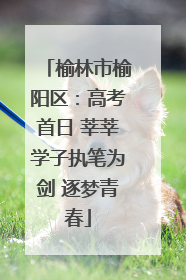 榆林市榆阳区：高考首日 莘莘学子执笔为剑 逐梦青春