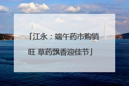 江永：端午药市购销旺 草药飘香迎佳节