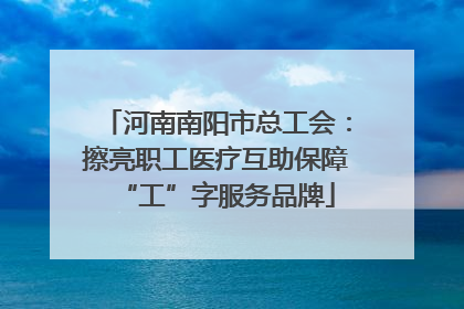 河南南阳市总工会：擦亮职工医疗互助保障“工”字服务品牌