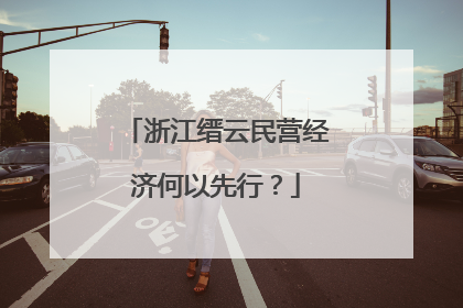 浙江缙云民营经济何以先行？
