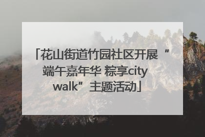 花山街道竹园社区开展“端午嘉年华 粽享city walk”主题活动