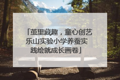 茧里藏趣，童心创艺 乐山实验小学养蚕实践绘就成长画卷