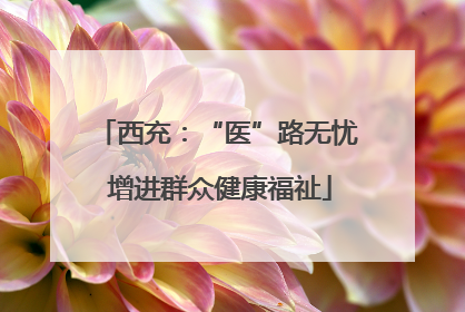西充：“医”路无忧 增进群众健康福祉