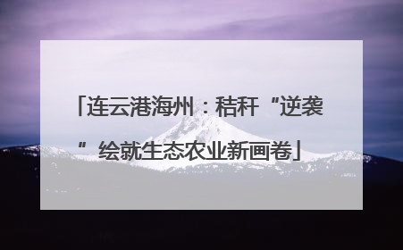 连云港海州：秸秆“逆袭”绘就生态农业新画卷