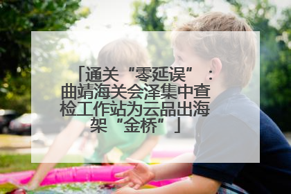 通关“零延误”：曲靖海关会泽集中查检工作站为云品出海架“金桥”