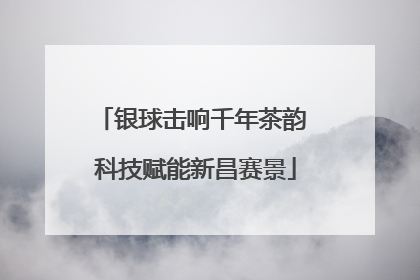 银球击响千年茶韵 科技赋能新昌赛景