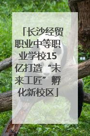 长沙经贸职业中等职业学校15亿打造“未来工匠”孵化新校区