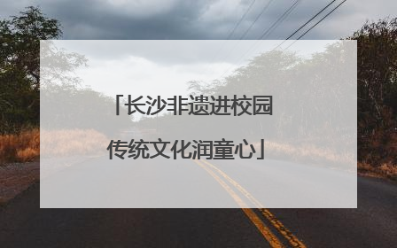 长沙非遗进校园 传统文化润童心