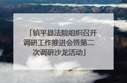 镇平县法院组织召开调研工作推进会暨第二次调研沙龙活动
