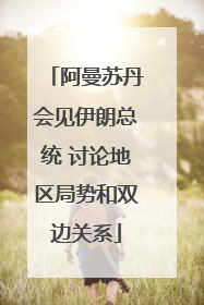 阿曼苏丹会见伊朗总统 讨论地区局势和双边关系