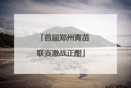首届郑州青苗联赛激战正酣