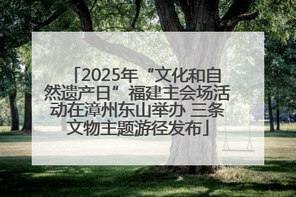 2025年“文化和自然遗产日”福建主会场活动在漳州东山举办 三条文物主题游径发布